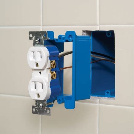 how to raise electrical boxes for tile|outlet box extender for tile.